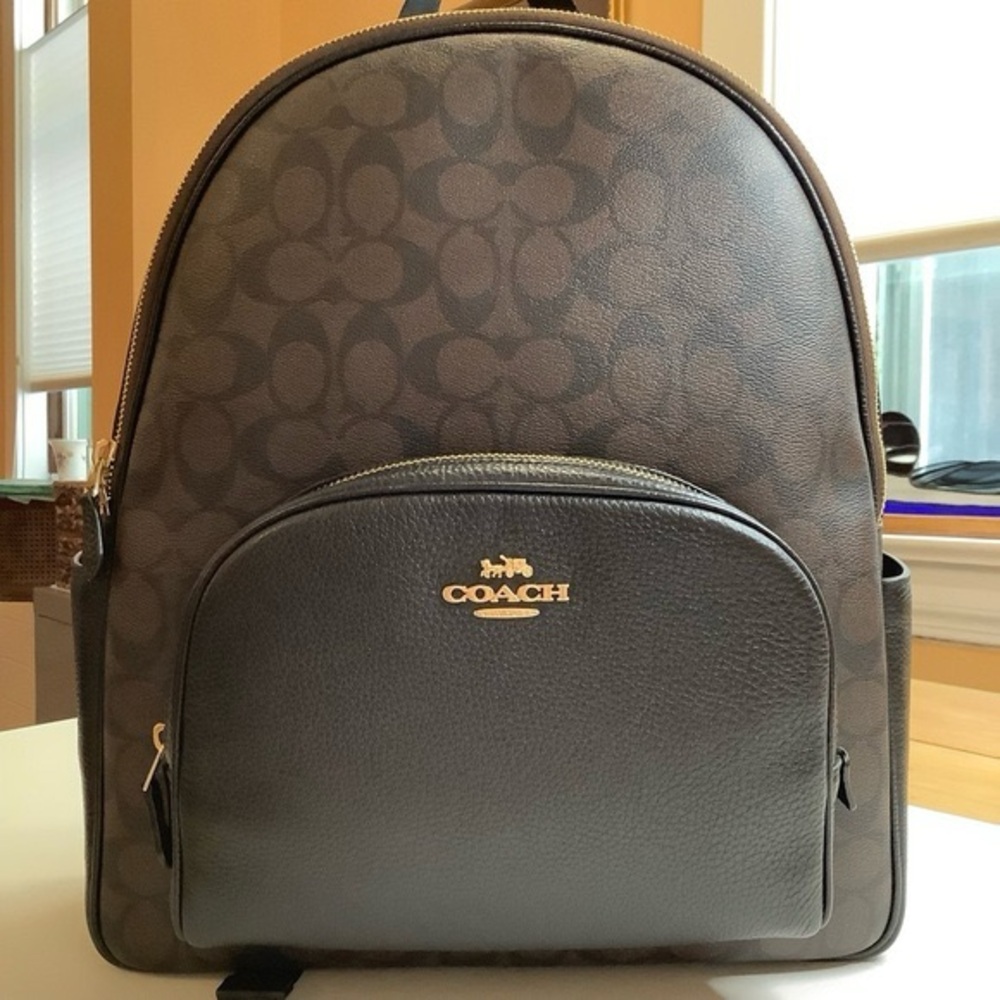 COACH Authentic Signature Court Backpack - Picture 7 of 16